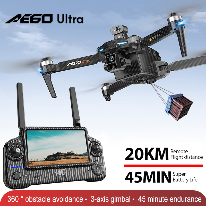 Drone Mapping - Drone Profesional AE60 GPS Kamera 8K