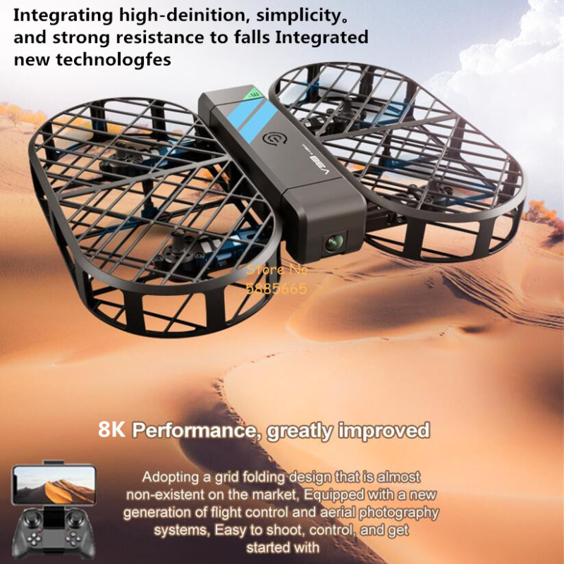 Kamera HD 8K 360 °   Perlindun - Drone Lidar ulasan dan harga