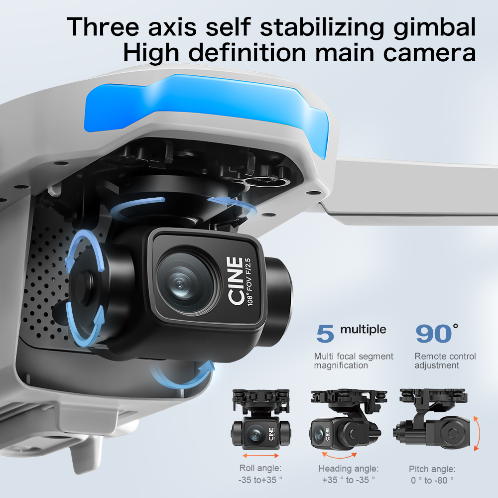 Drone GPS S-X1 MAX dengan Gimb - Drone Surveying ulasan dan harga