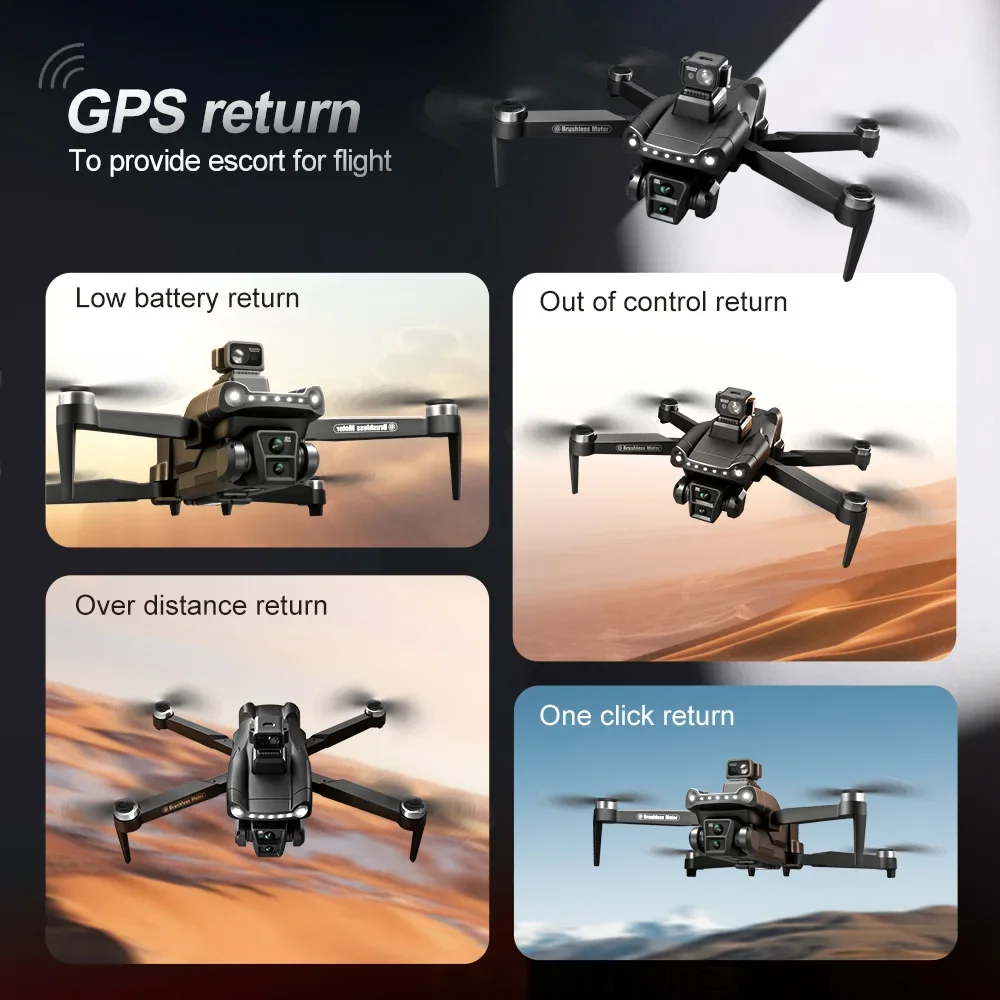 Drone Profesional V198GPS 4K F - Drone Video Production ulasan dan harga